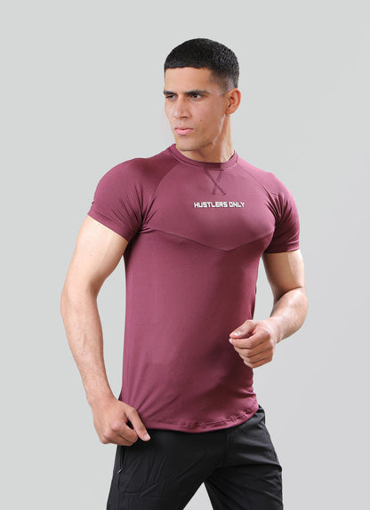 Ace Dryflex Maroon T-shirt For Men | HustlersOnlyUK