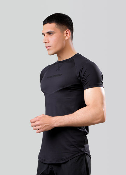 Ace Dryflex Black Gym T-shirt for Mens | HustlersOnlyUK