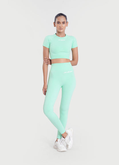 Arctic green Activate Seamless Leggings For Women | HustlersOnlyUK