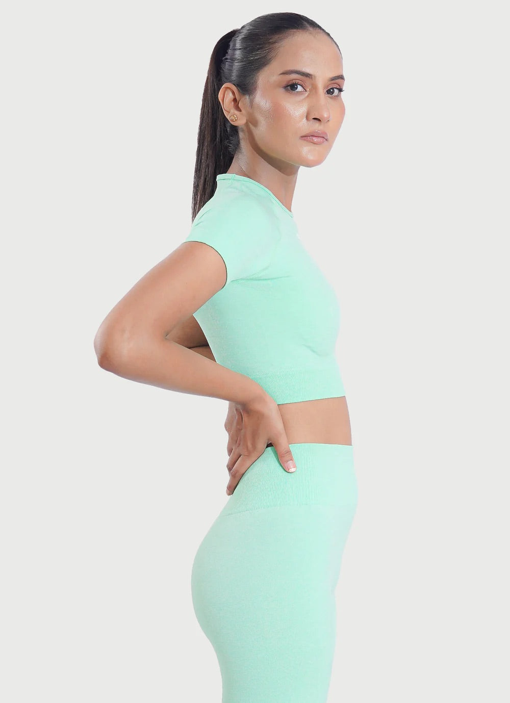 Activate Sports Arctic green Top For Gym | HustlersOnlyUK