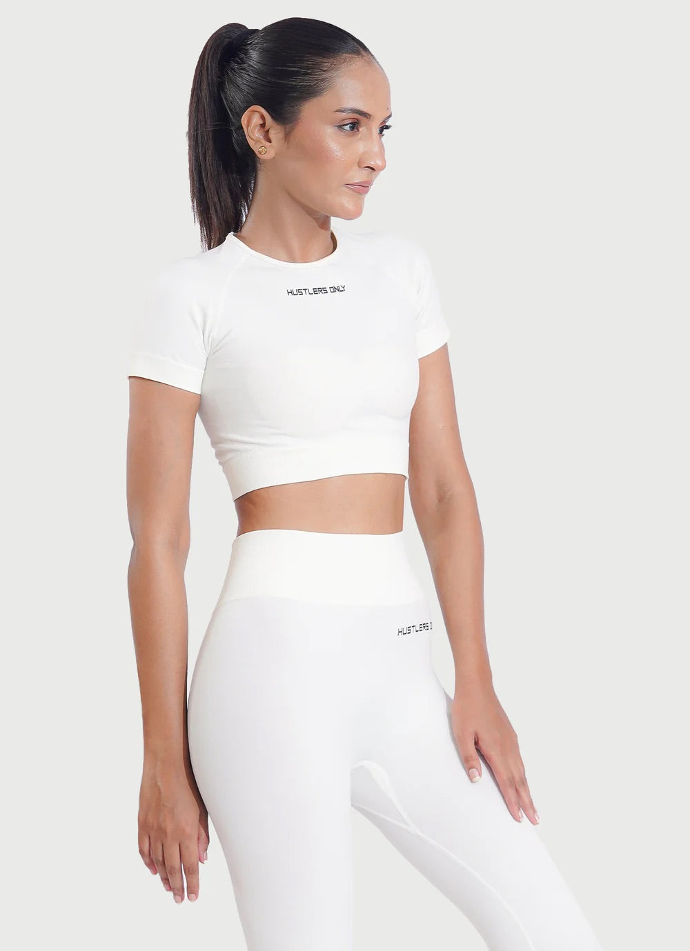 Activate Sports White Top For Gym | HustlersOnlyUK
