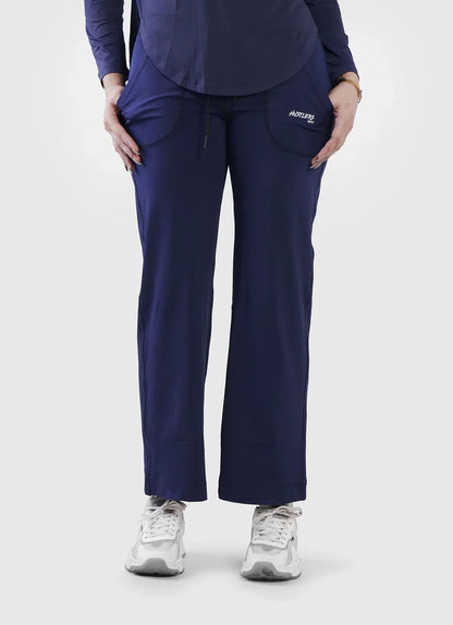 Blue Adapt Flared Leggings For Gym | HustlersOnlyUK