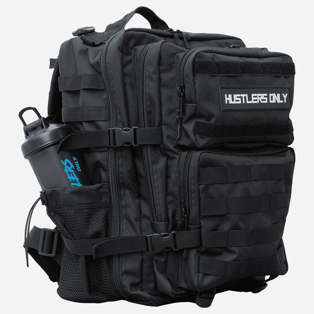 Alpha Military Black Backpack | HustlersOnlyUK