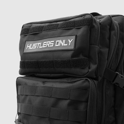 Black Alpha Military Backpack | HustlersOnlyUK