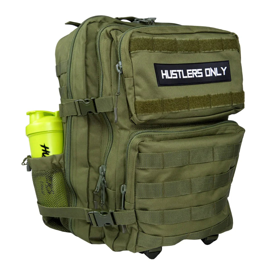 Alpha Military Green Backpack | HustlersOnlyUK