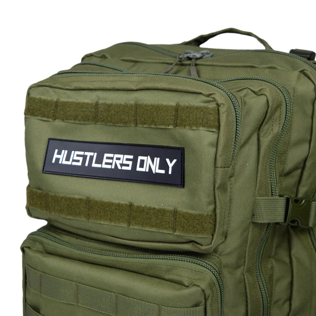 Alpha Military Green Backpack | HustlersOnlyUK