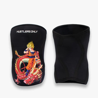 Goku Dragon Anime Knee Sleeves For Weightlifting | HustlersOnlyUK
