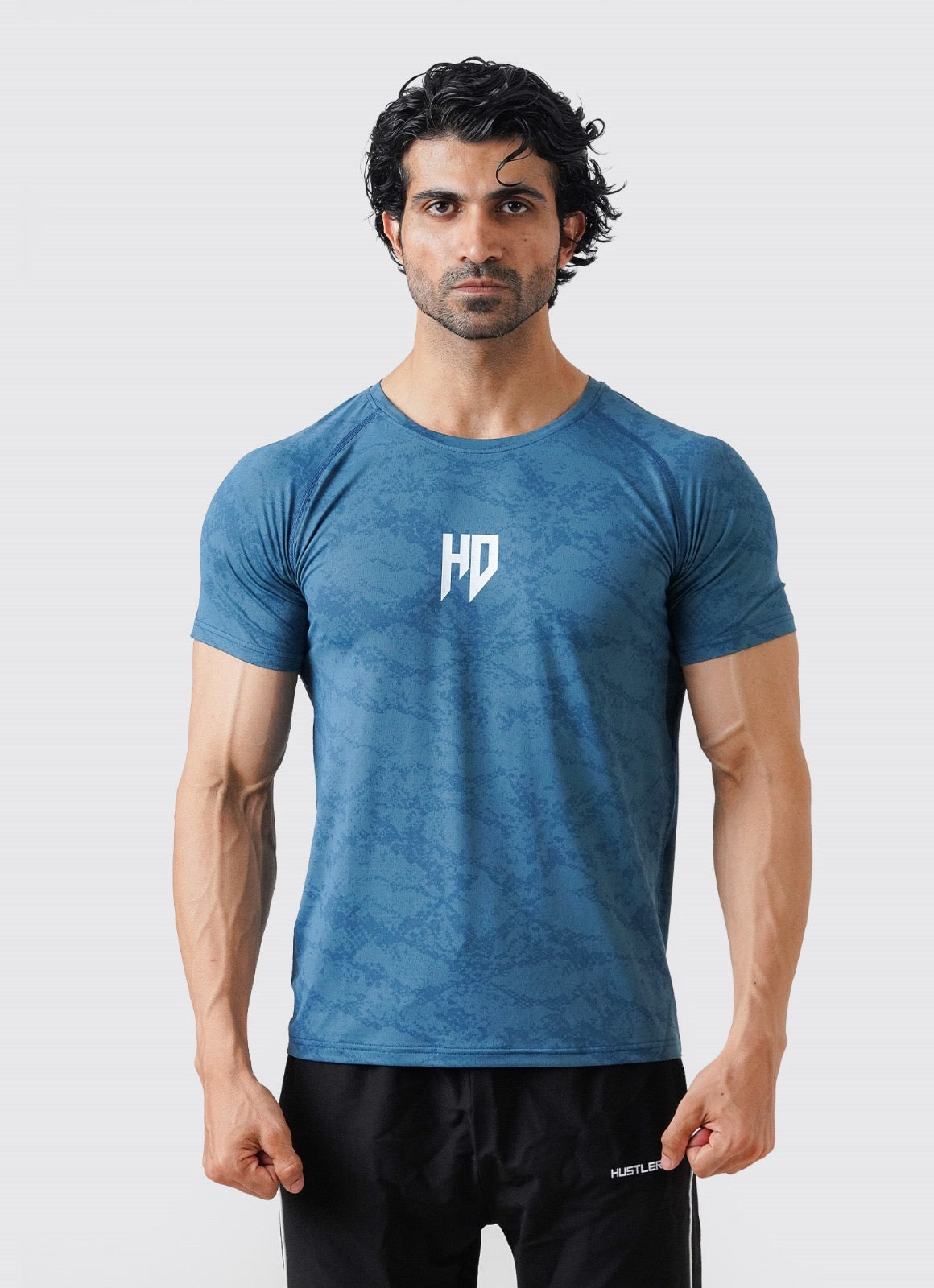 Statement Muscle Tshirt - Atlantic Blue