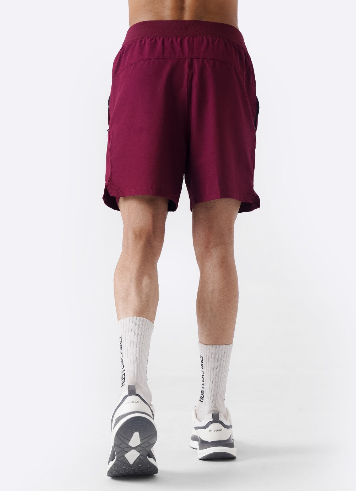 Utility Shorts - Maroon