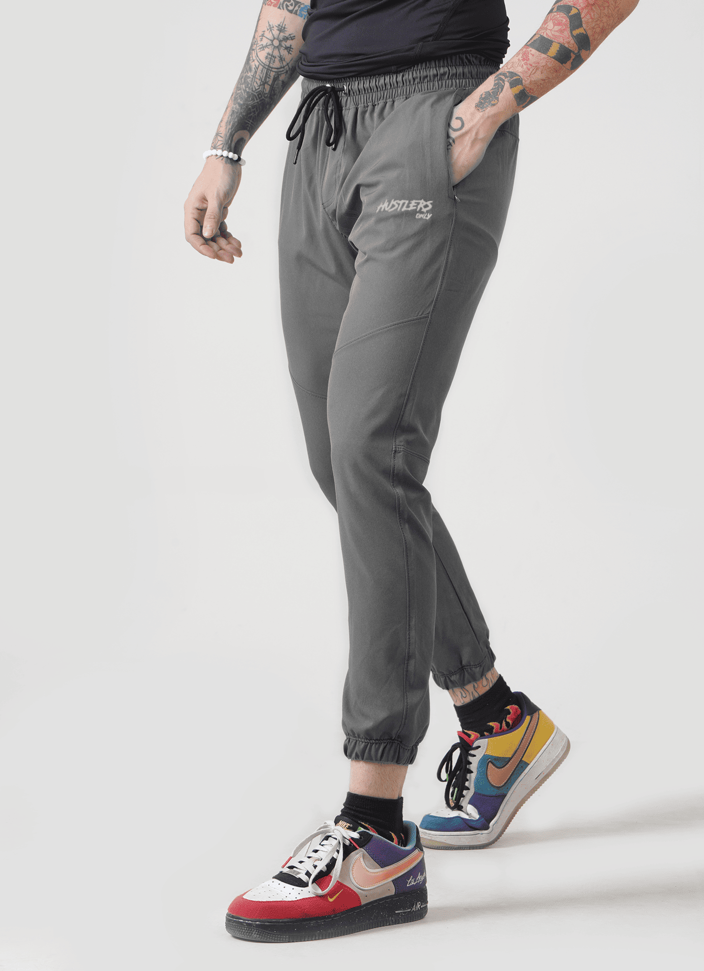 Men's Grey Comfort Joggers | HustlersOnlyUK
