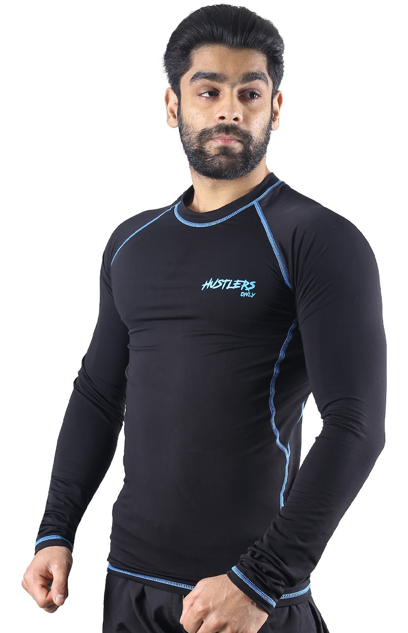 Compression Full Sleeve Shirt For Men | HustlersOnlyUK