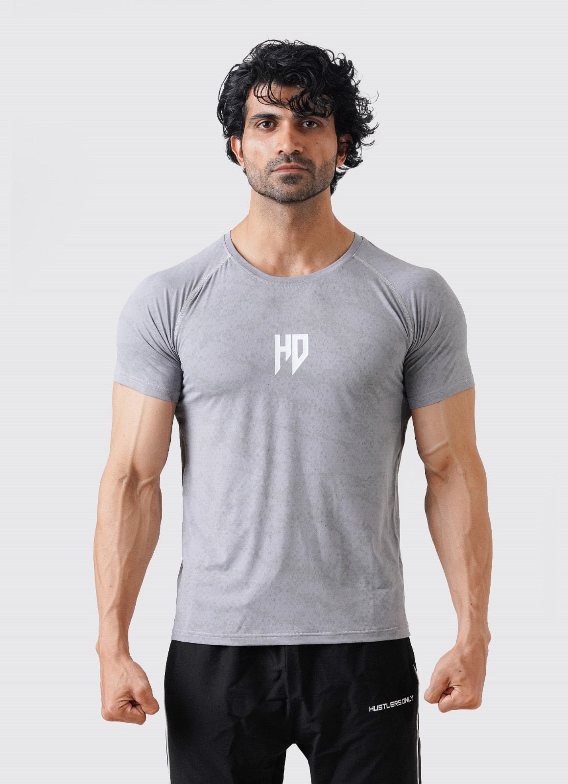 Statement Muscle Tshirt - Steel Grey