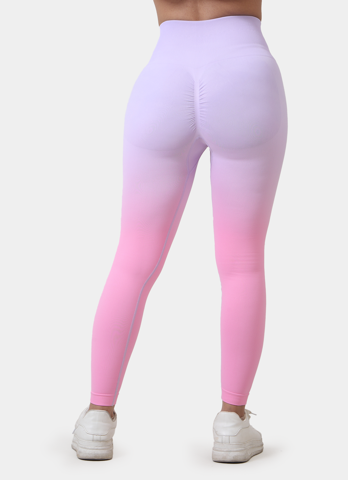 Pink Dip Dye Seamless Leggings For Women | HustlersOnlyUK