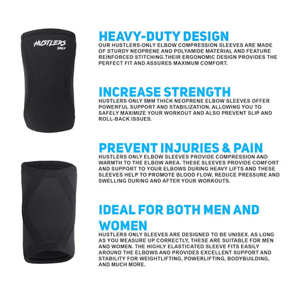 Elbow Sleeves For Gym | HustlersOnlyUK