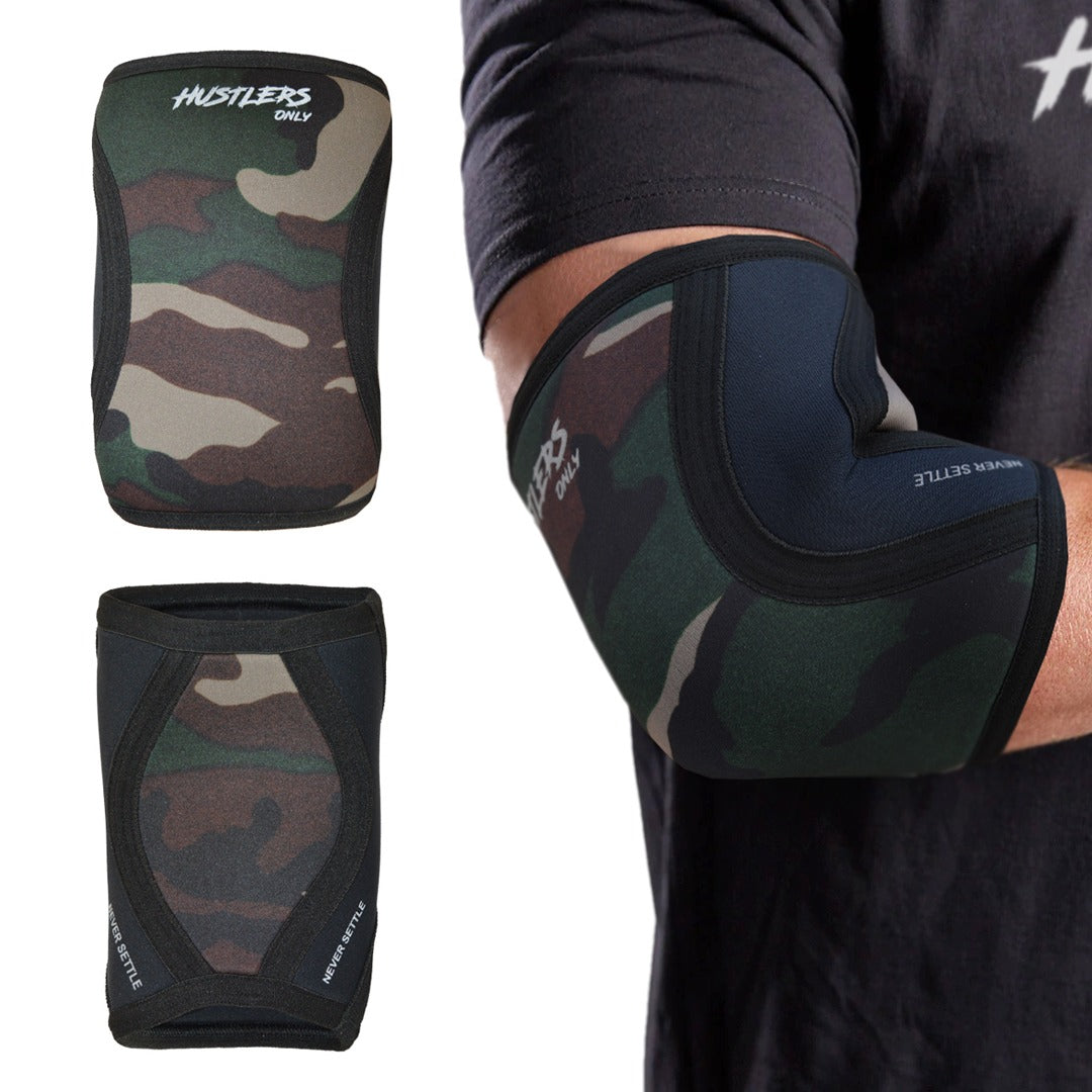Export Quality Elbow Sleeves Camo Print | HustlersOnlyUK