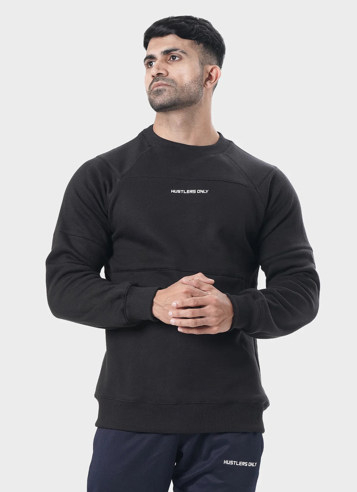 Everyday Jumper Black For Mens | HustlersOnlyUK