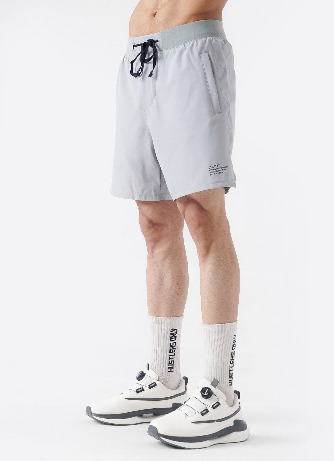 Utility Shorts - Silver