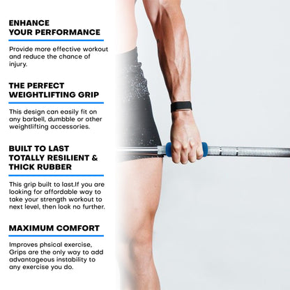 Fat Bar Grips For Workout | HustlersOnlyUK