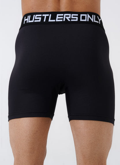 Black Soft Boxer Briefs for Men