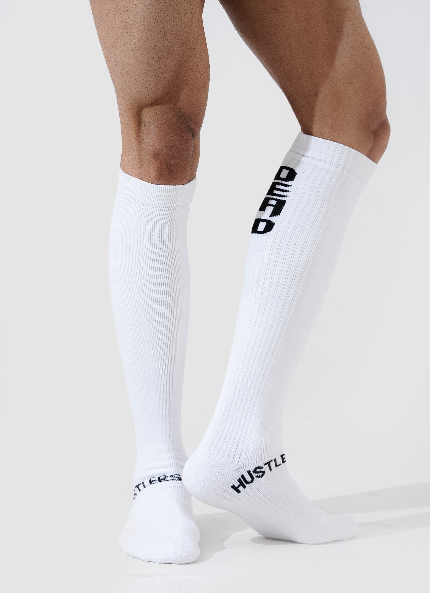Deadlift Socks - White