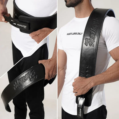 10mm Premium Weightlifting lever Belt-Black