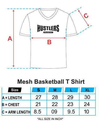 Mesh Basketball Green Tshirt | HustlersOnlyUK