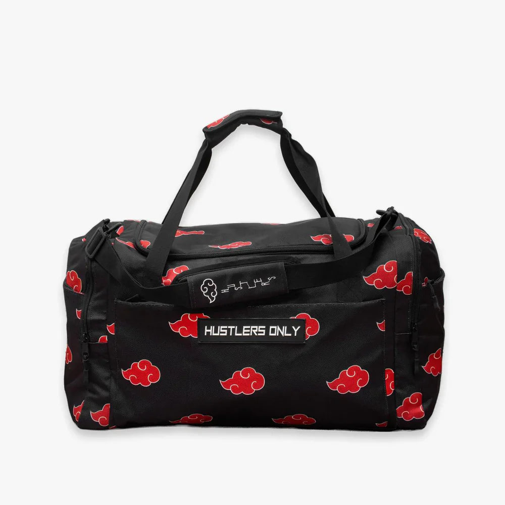 Naruto Akatsuki Duffel Bag Black | HustlersOnlyUK