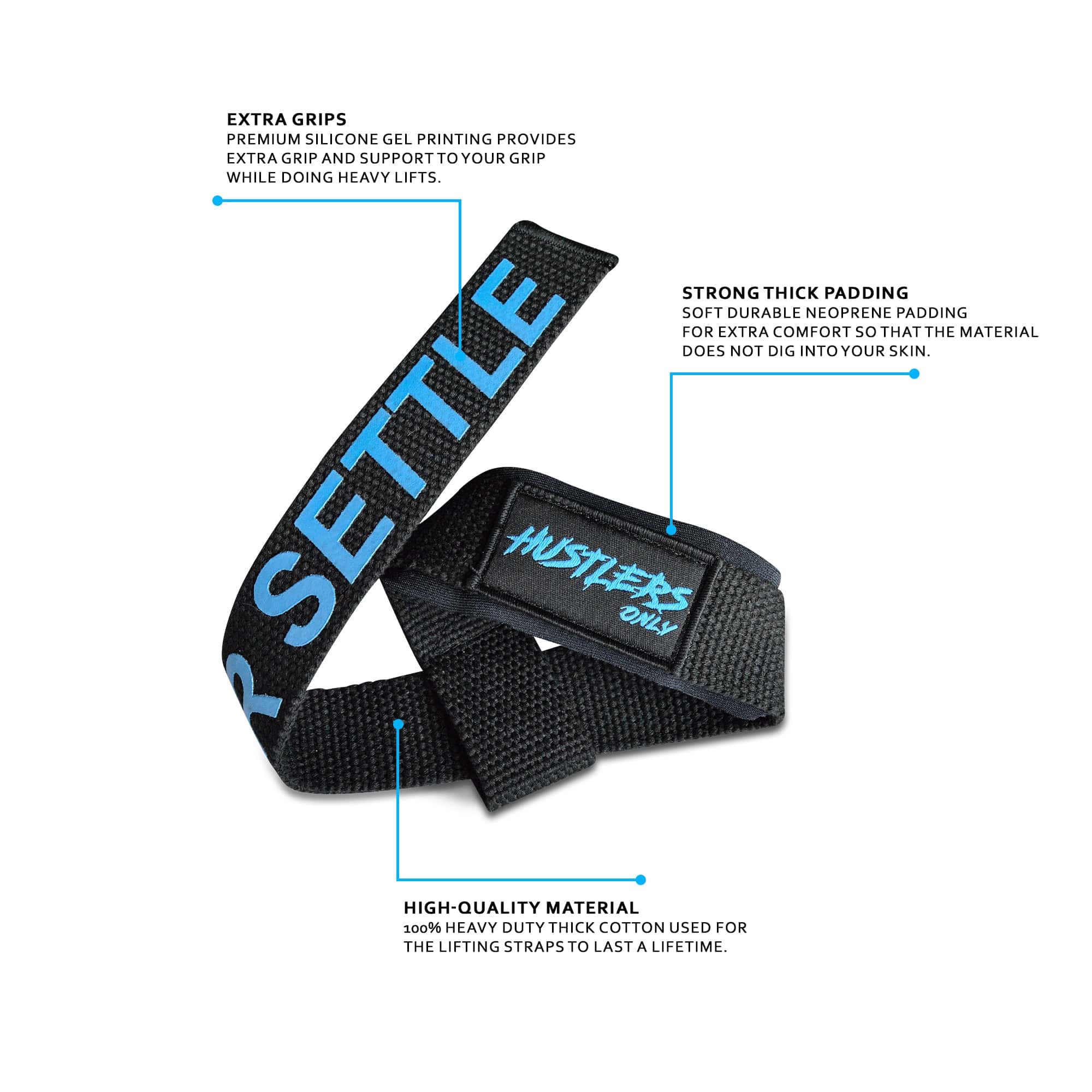 OG Lifting Straps For Weightlifting | HustlersOnlyUK