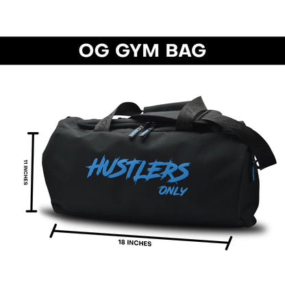 Black OG Gym Duffel Bag | HustlersOnlyUK