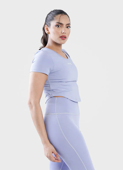 Blue Onyx Crop TShirt For Women | HustlersOnlyUK