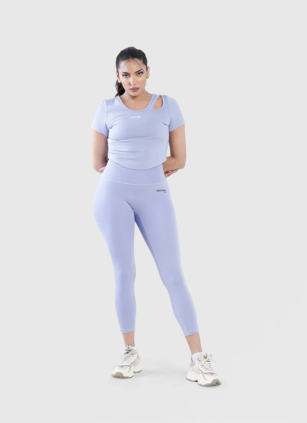 Blue Onyx Crop TShirt For Gym | HustlersOnlyUK