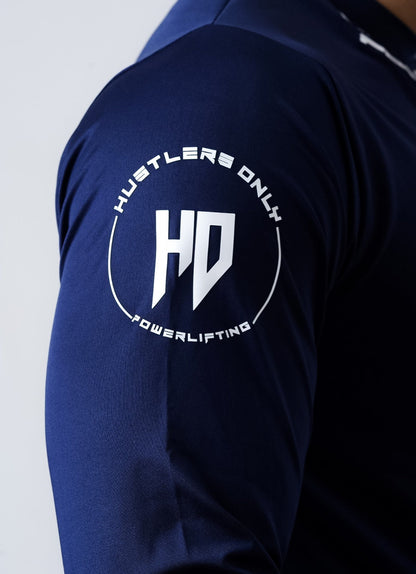 Powerlifting Full Sleeves Shirt - Navy