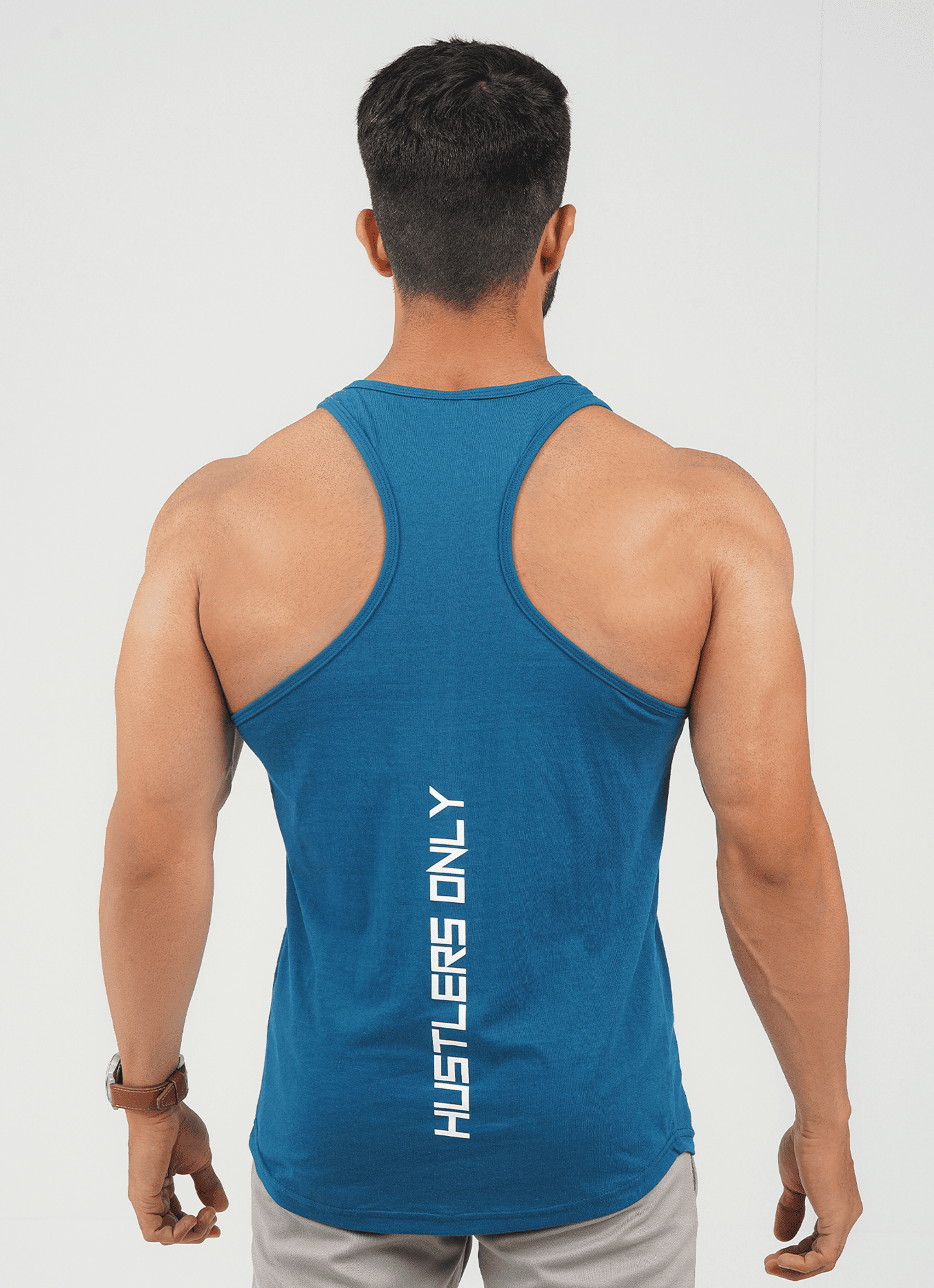 Navy Performance Tank for Workout | HustlersOnlyUK