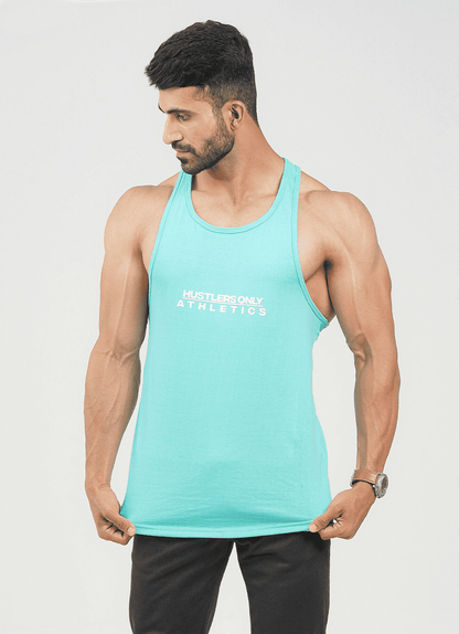 Sky Blue Performance Tank for Workout | HustlersOnlyUK
