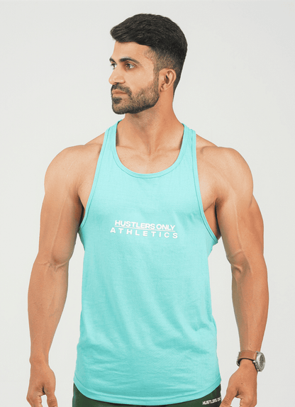 Sky Blue Performance Tank for Mens | HustlersOnlyUK