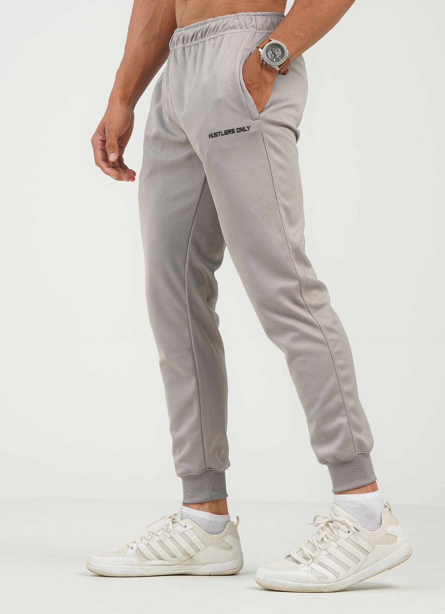 Men's Gray Performance Trouser | HustlersOnlyUK
