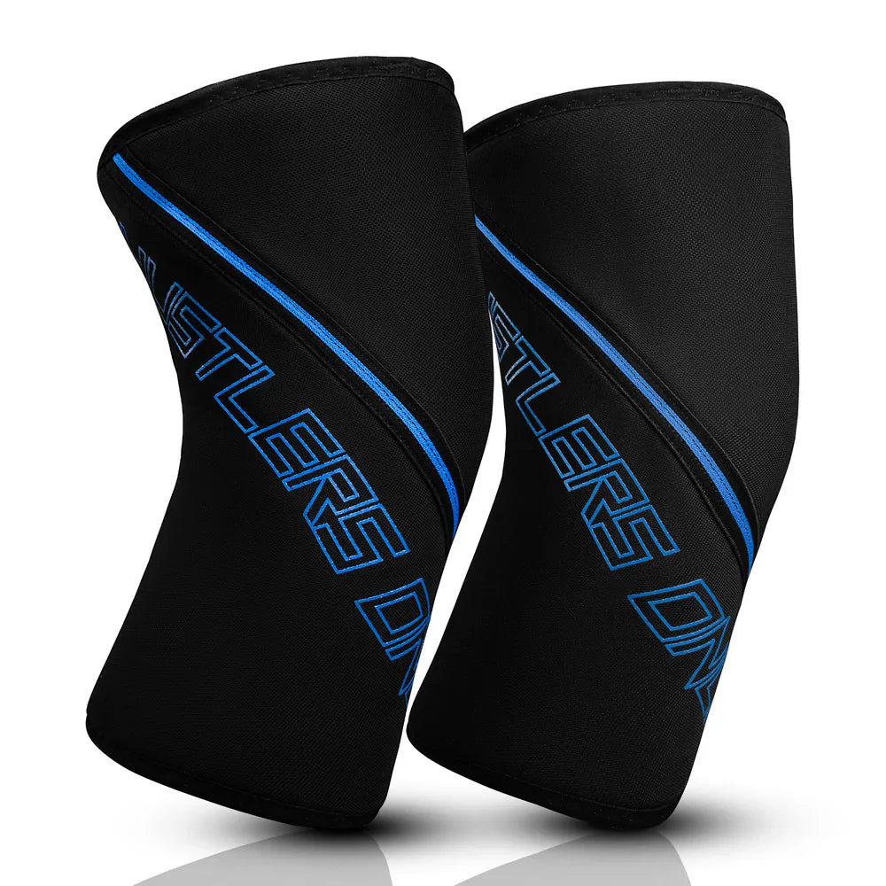  Blue Powerlifting Knee Sleeves | HustlersOnlyUK