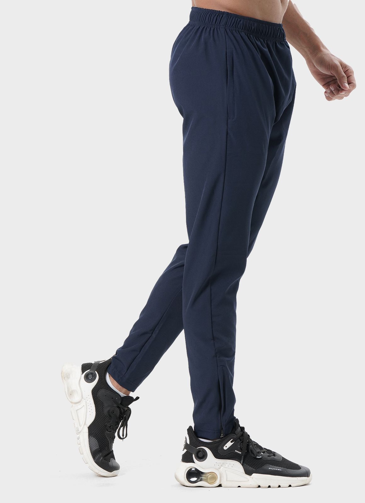 Quick Dry Navy Joggers | HustlersOnlyUK