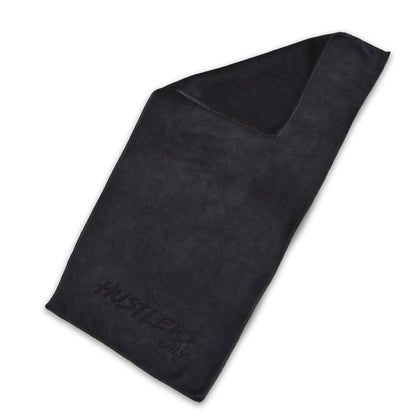 Quick Dry Black Gym Towel For Hygiene | HustlersOnlyUK