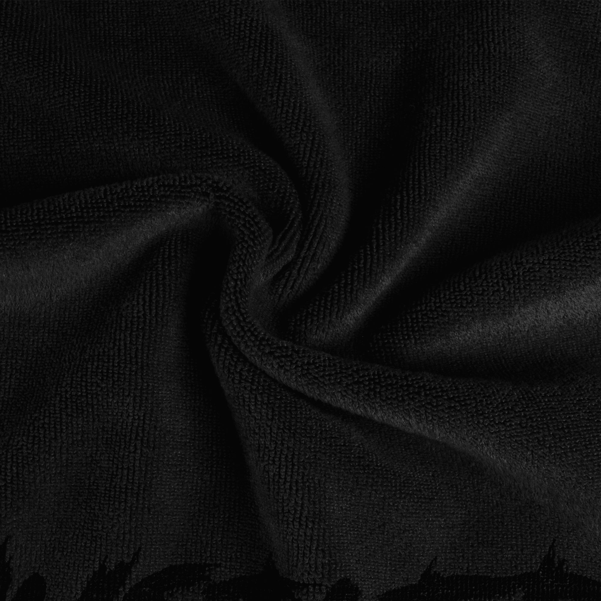 Quick Dry Black Gym Towel For Sweat Free | HustlersOnlyUK