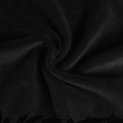 Quick Dry Black Gym Towel For Sweat Free | HustlersOnlyUK