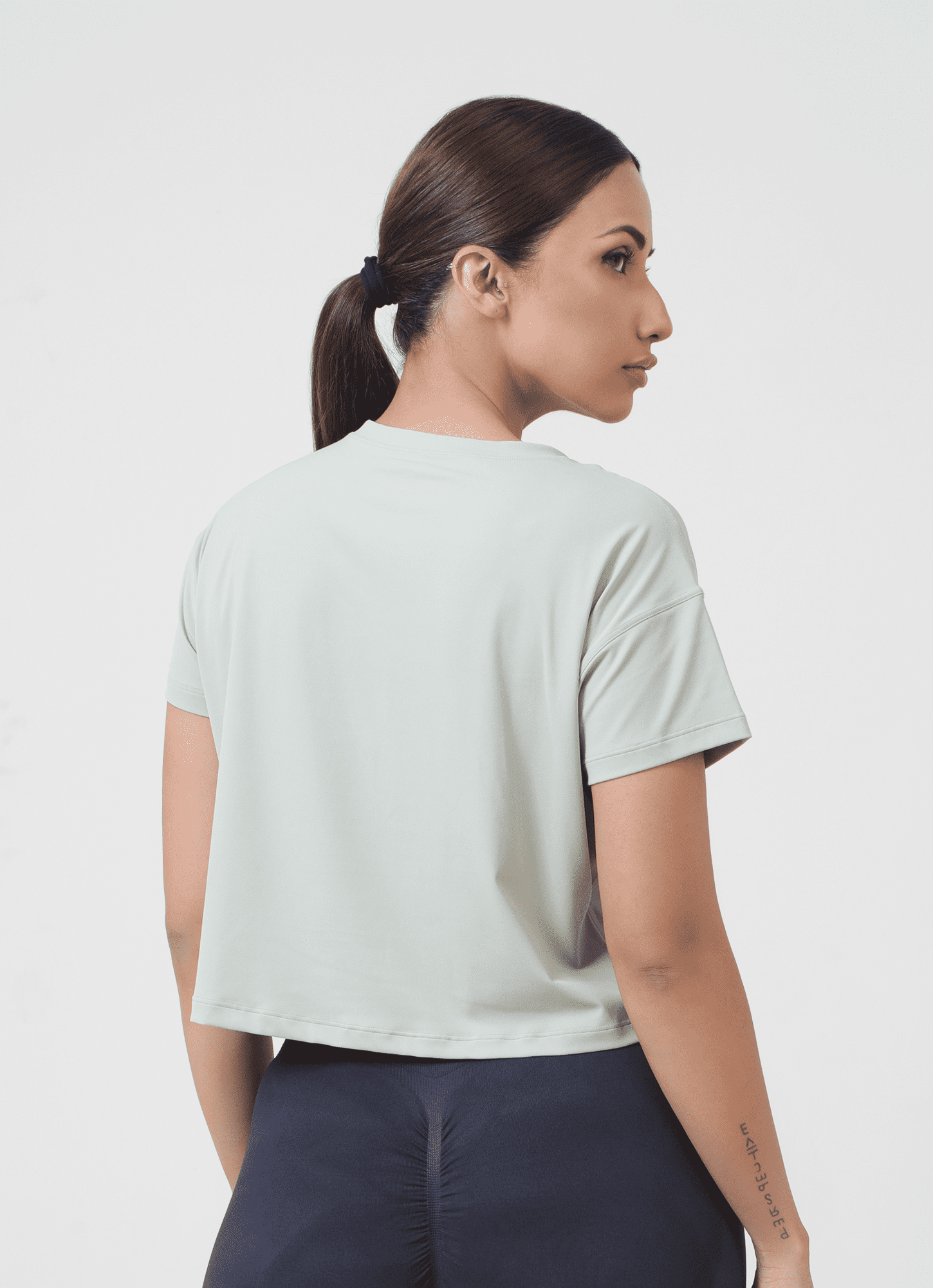 Green Crop T-Shirt For Women | HustlersOnlyUK