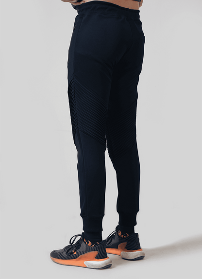 Scorpion Ribbed Trousers Navy For Men | HustlersOnlyUK