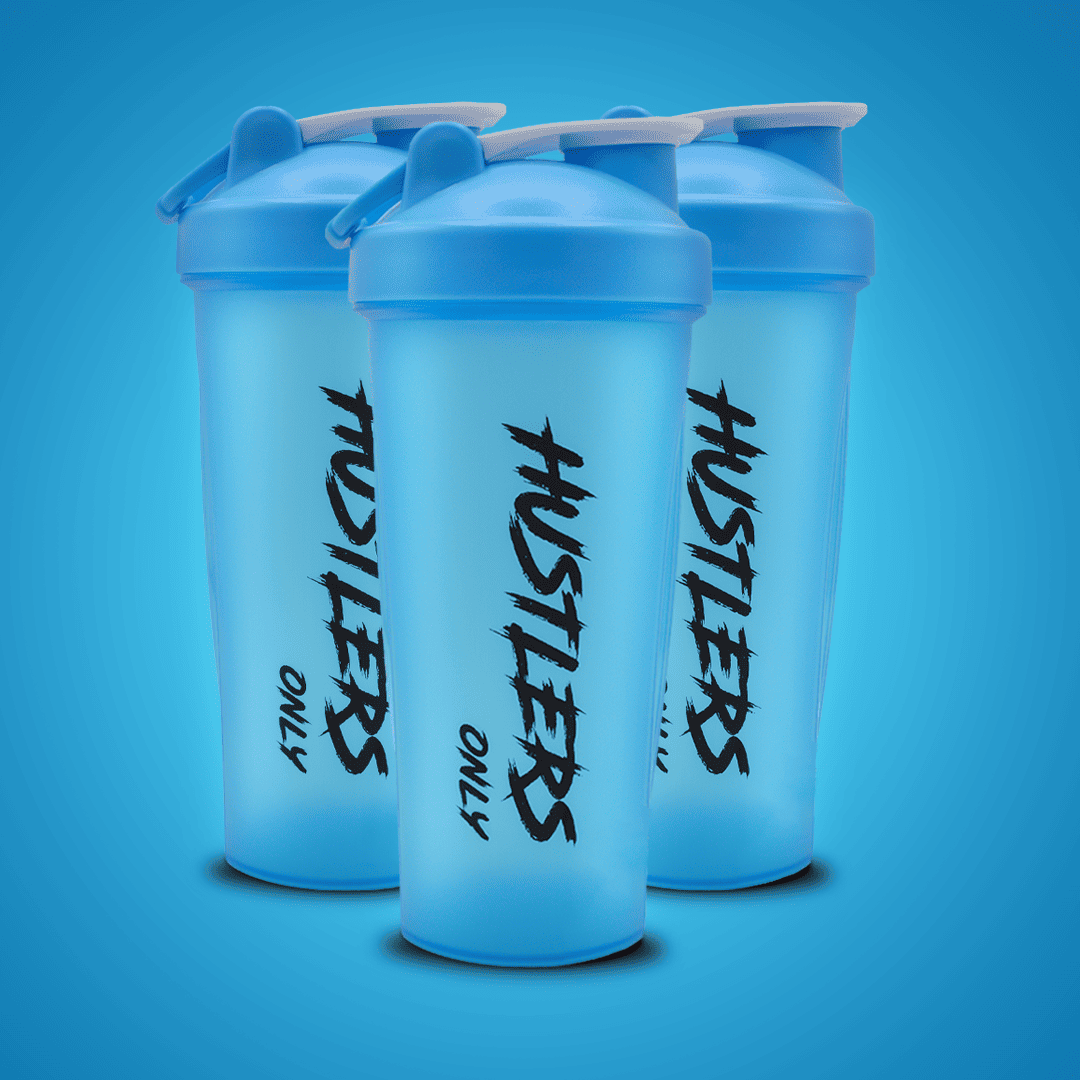 Blue Shaker Bottle For Gym | HustlersOnlyUK