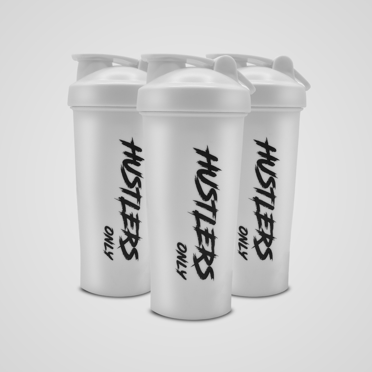 White Shaker Bottle For Gym | HustlersOnlyUK