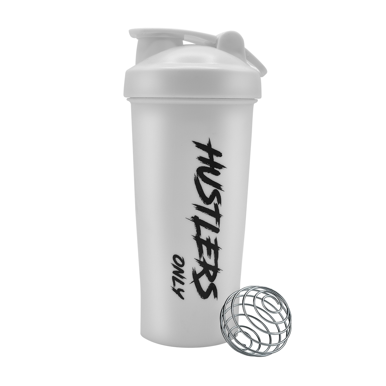 White Shaker Bottle For Gym | HustlersOnlyUK
