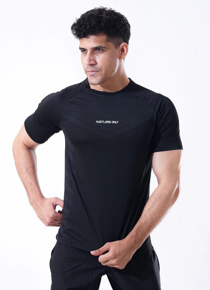 Superhero Compression Blac T-shirt For Men | HustlersOnlyUK