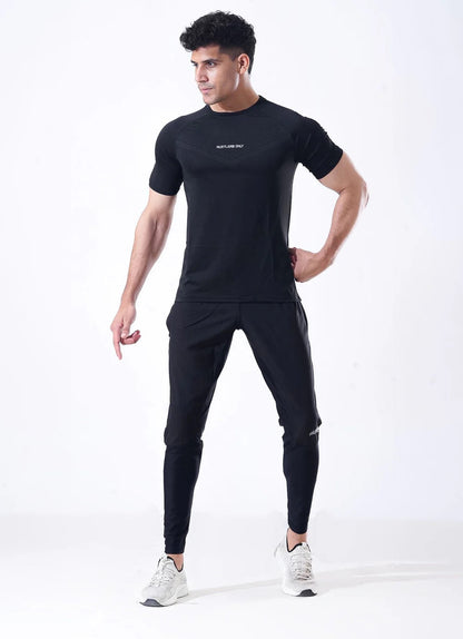 Superhero Compression Blac T-shirt For Men | HustlersOnlyUK