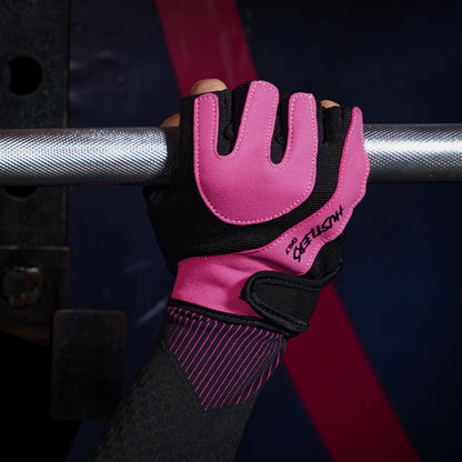 Ultra Gym Gloves Pink For Workout | HustlersOnlyUK