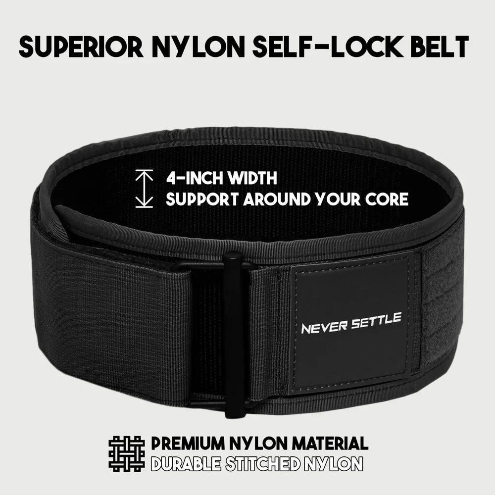 OG Self Locking Weightlifting Belt - Black